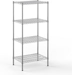 21" Deep x 30" Wide x 64" Height Wire Shelving Kit | 4-Tier | NSF Commercial Storage Rack Unit