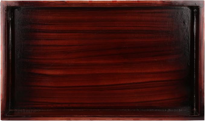 Handicrafts Home 10x6 Red Small Bathroom Tray, Vanity Organizer for Perfume & Cosmetics, Kitchen Counter, Bathroom Tray, Guest Towel Holder, Decorative Napkin Holder, Bathroom Countertop Storage