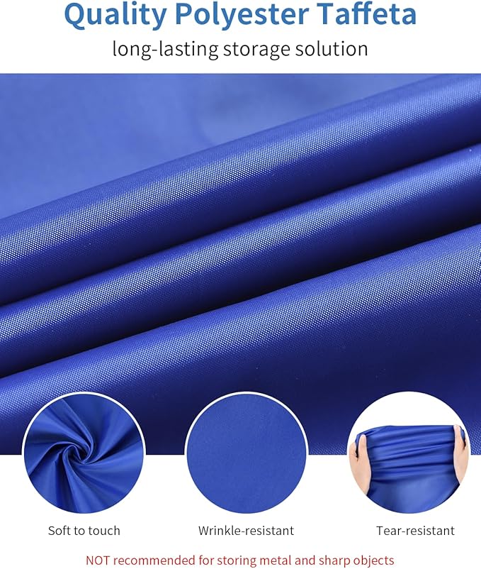 OTraki 2 Pack Small Laundry Bag 16x20 Inch Drawstring Laundry Wash Bag Dirty Clothes Laundry Sacks Organizer Machine Washable Delicate Bag Drying Do Not Exceed 176℉ Blue