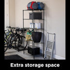 Internet's Best 5-Shelf Adjustable Wire Shelving | Heavy Duty Storage Rack | Metal Shelf for Garage, Restaurant, Industrial Use - Wide Unit Shelves, Sturdy Steel Frame | Black | 36" W x 18" D x 72" H