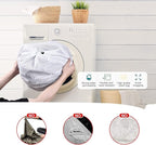 OTraki 2 Pack Mesh Laundry Bag 20x24 Inch Heavy Duty Laundry Fine Mesh Bags Dirty Clothes Drawstring Laundry Wash Bag Delicates Net Storage Travel Bag Don't Drying, Melting 140-176℉ White