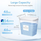 Lifewit Laundry Pods Container with Pop-up Lid, Laundry Room Organization, Dryer Sheet Holder for Washing Powder Scent Booster Beads, 2700 ml/0.72gal,5 Pcs