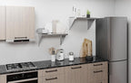 AmGood 24" Long X 16" Deep Stainless Steel Wall Shelf | NSF Certified | Appliance & Equipment Metal Shelving | Kitchen, Restaurant, Garage, Laundry, Utility Room