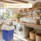 Buhelyc Thickened Oxford Cloth Storage Bag Replacement Liner Bag for Laundry Cart Removable Storage Bag for Commercial/Home(Color:Blue)