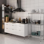14" Deep x 30" Wide x 54" Height Wire Shelving Kit | 3-Tier | NSF Commercial Storage Rack Unit