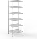 24" Deep x 30" Wide x 86" Height Wire Shelving Kit | 6-Tier | NSF Commercial Storage Rack Unit