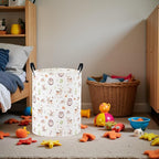 Baby Laundry Basket Baby Nursery Hamper Kids Laundry Basket Toy Storage Bin for Boys Room Decor Gift Baskets for Bedroom Bathroom(Fall Animal)