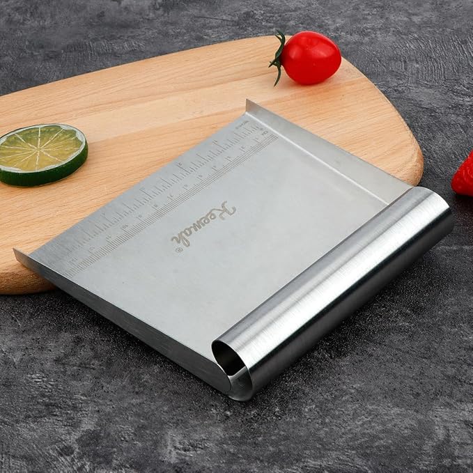 Keewah Food Scoop, 5.9 x 5.7 inch, Stainless Steel