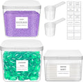 Lifewit Laundry Pods Container with Pop-up Lid, Laundry Room Organization, Dryer Sheet Holder for Washing Powder Scent Booster Beads, 2700 +4500+1800ml/0.5+0.72+1.2gal,3 Pcs
