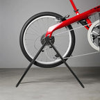Bike Stand Floor Rack, Portable Bicycle Parking Stand for Road Bike, Mountain Bike & E-Bike, Foldable Steel Indoor Bike Holder