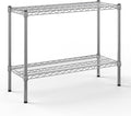 14" Deep x 36" Wide x 27" Height Wire Shelving Kit | 2-Tier | NSF Commercial Storage Rack Unit