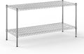 21" Deep x 54" Wide x 27" Height Wire Shelving Kit | 2-Tier | NSF Commercial Storage Rack Unit