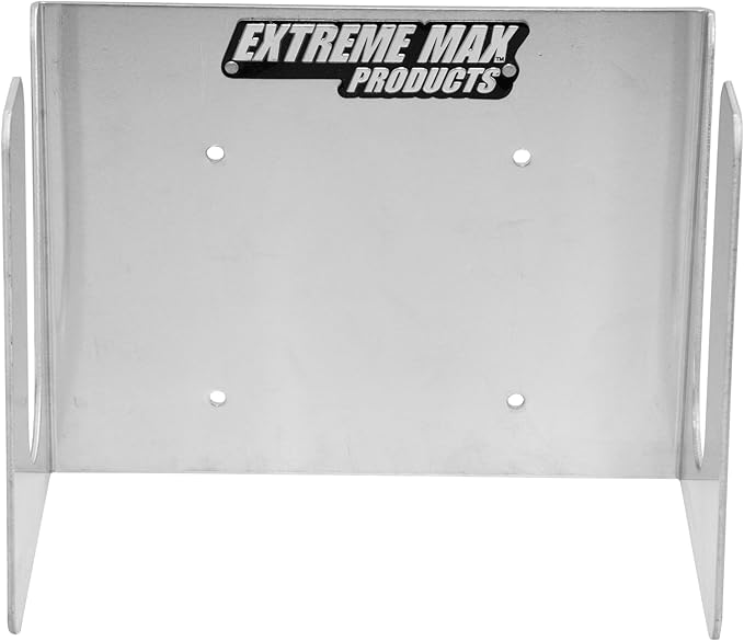 Extreme Max 5001.6678 Wall-Mount Aluminum Dirt Bike Stand Holder for Race Trailer, Garage, Shop, Enclosed Trailer, Toy Hauler - Silver