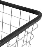 Heavy Duty Laundry Cart with Wheels - 110lbs Large Rolling Laundry Hamper Basket for Home, Bathroom, Commercial Use