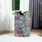 Video Games Laundry Basket for College Dorm,50L Collapsible Portable Laundry Hamper Storage Basket for Toys Clothes Organizer