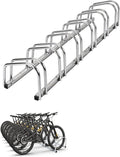 Freestanding Bike Floor Stand, Heavy Duty Bicycle Parking Rack for Garage Home Indoor Outdoor, Bike Storage Organizer Fits 22-28 Inch Wheels & 2.2 Inch Tire Width