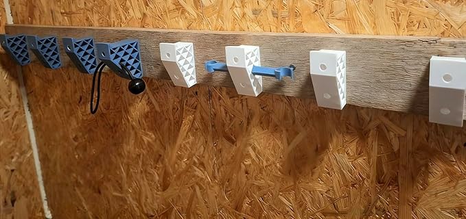 Wall Mounted Ski Storage Rack for Home, Garage Organization