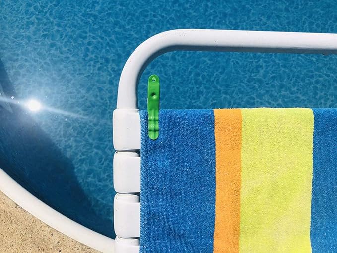 Extreme Clothespins | Tree Frog Green | Solid 304 Stainless Steel | 20 Pack | Heavy Duty | Anti-Rust | Bright Color | Organizing | Chip Clips | Lifetime Product | No Plastic Parts | Made in Italy