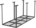 Overhead Garage Storage Rack, Adjustable Garage Storage Organization System, Heavy Duty Metal Garage Ceiling Storage Rack, Ceiling Mounted Storage Racks