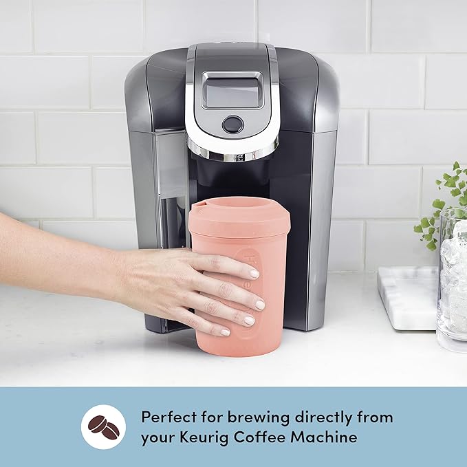 HyperChiller HC2RG Patented Iced Coffee/Beverage Cooler, NEW, IMPROVED,STRONGER AND MORE DURABLE! Ready in One Minute, Reusable for Iced Tea, Wine, Spirits, Alcohol, Juice, 12.5 Oz, Rose Gold