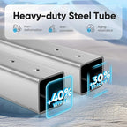 Quictent 12x20 ft Metal Roof Carport Kits Hard Top Garage Heavy Duty Steel Car Canopy, White