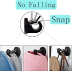 YYST Magnetic Towel Holder Towel Rack Towel Hook Hanger for Door, Refrigerator, Kitchen Stove, Oven, Dishwasher, Laundry Washing Machine- Kitten Proof (2, Black)