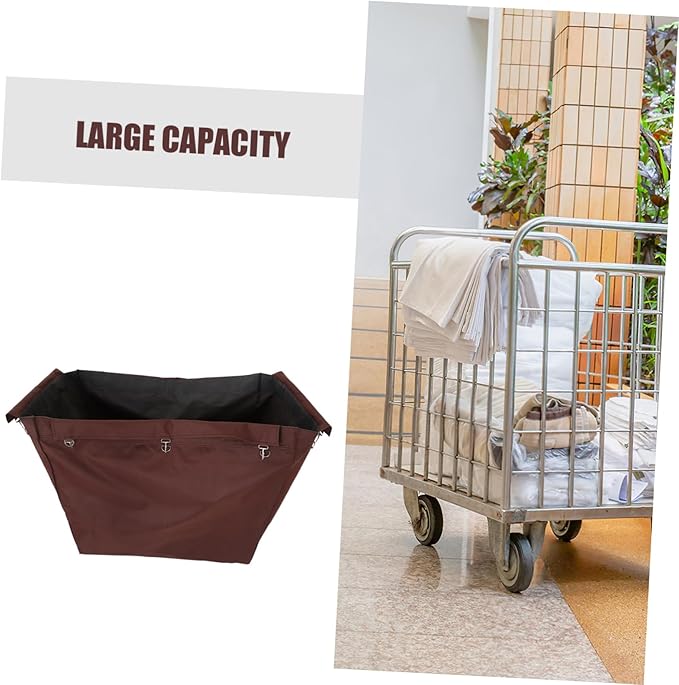 Laundry Cart Liners Bags Removable Replacement Liner for Commercial Laundry Carts Oxford Cloth Organizer for Efficient Clothes Storage for Hotels and Guesthouses
