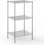 24" Deep x 30" Wide x 54" Height Wire Shelving Kit | 3-Tier | NSF Commercial Storage Rack Unit