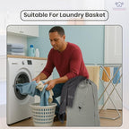 LFH Home Cotton Canvas Extra Large Laundry Bag with Handle, Heavy Duty Drawstring Closure Washable Laundry Bags, School Travel, Home, Hotel, College Dorm, Organizer Sack, Toys 28x36-Grey Thanks Giving