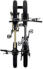 StoreYourBoard BLAT Bike Fat Tire Wall Rack, Holds 2 Bikes, Home and Garage Storage Hooks, Heavy-Duty Solid Metal Max 100 lbs
