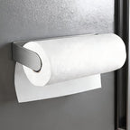 ZUNTO Magnetic Paper Towel Holder for Refrigerator – Strong Magnet Kitchen Paper Towel Rack for Grill, RV & Pantry – Sleek Silver Design