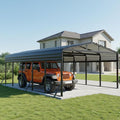 13X26 FT Metal Carport, Heavy Duty Cart Ports with Reinforced Galvanized Carports, Outdoor Weather Resistant Carport Canopy, Upgrade Car Port for Boats, Cars, Trucks, and Tractors