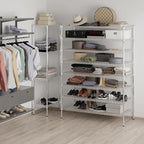 24" Deep x 54" Wide x 74" Height Wire Shelving Kit | 8-Tier | NSF Commercial Storage Rack Unit