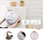 OTraki 2 Pcs Large Mesh Laundry Bags 24X36 Inch Heavy Duty Drawstring Laundry Wash Bag,Laundry Hamper Liner Machine Washable Storage Bag for Travel Hotel Beach Don't Drying, Melting 140-176℉ White