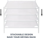 STO STO 3 Section Laundry Sorter and 4 Pack Sweater Drying Rack