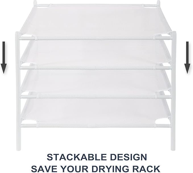 STO STO 3 Section Laundry Sorter and 4 Pack Sweater Drying Rack