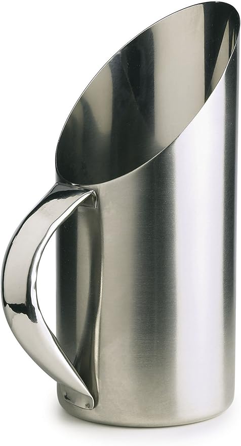 Stainless Steel Pet Food Scoop – 12 oz / 1.5 Cup – Durable Metal Dog & Cat Food Scoop for Kibble or Seed – Easy-Clean Matte Finish, Rust-Resistant Pet Feeding Accessory