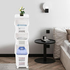 3-Tier Laundry Hamper Sorter with Wheels, Vertical Rolling Laundry Baskets Removable and Stackable, Space-Saving Cart Organizer for Dorm, Closet and Bathroom (3-Tier)