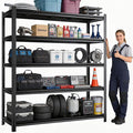 71" H x 40" W x 18" D Heavy Duty Metal Shelving, 5-Tier Adjustable Storage Shelves, 3000lb Capacity Freestanding Shelf Unit for Garage, Warehouse, Workshop