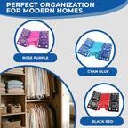 2 Pack Shirt Folder Board Laundry Organizer 22.8 X 26.8 Inch Plastic Durable Fast Easy Magic Flip T Shirts Dress Pants Towels Adult (Pink Purple Black Red)