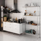 14" Deep x 42" Wide x 74" Height Wire Shelving Kit | 4-Tier | NSF Commercial Storage Rack Unit