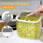 2 Pack Laundry Room Organization Containers, Clear Laundry Organizer & Laundry Pods Container for Pods & Powder, Laundry Room Organization and Storage with Dryer Sheet Holder