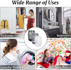 6Pcs Mesh Pop Up Laundry Hamper, FHDUSRYO Foldable Pop Up Hamper, Collapsible Laundry Basket with Carry Handles, Portable Dirty Clothes Basket with 6 Wash Bags, Mesh Hamper for Dorm Bedroom Travel