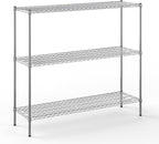 18" Deep x 60" Wide x 54" Height Wire Shelving Kit | 3-Tier | NSF Commercial Storage Rack Unit