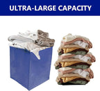 Buhelyc Thickened Oxford Cloth Storage Bag Replacement Liner Bag for Laundry Cart Removable Storage Bag for Commercial/Home(Color:Blue)