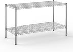 21" Deep x 48" Wide x 27" Height Wire Shelving Kit | 2-Tier | NSF Commercial Storage Rack Unit