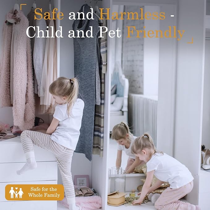 ACMETOP 30 Pack Cedar Hang Ups, 10 Rectangular Blocks + 10 Hooks + 20 Round Blocks