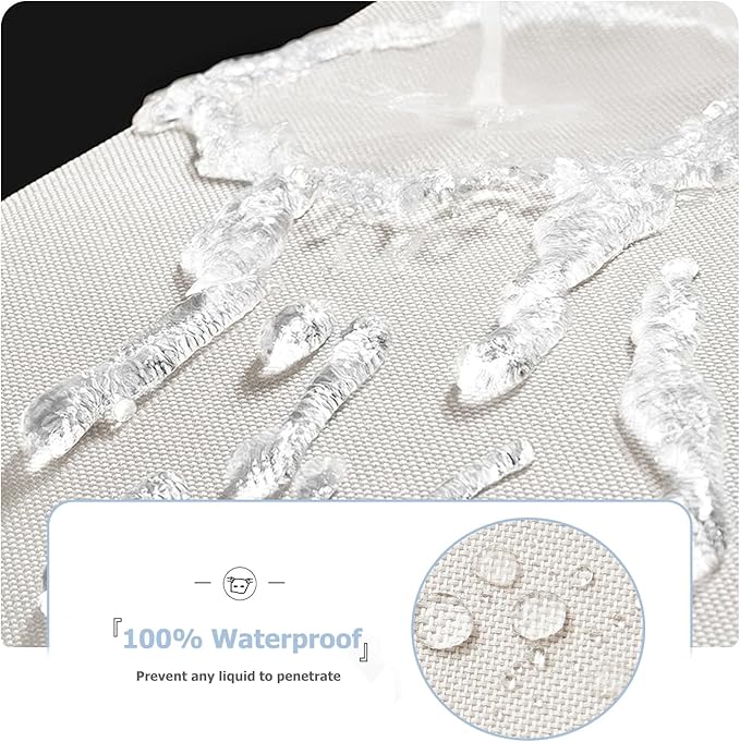 Wire Shelf Cover,600D Heavy Duty 100% Waterproof Shelf Covers for Wire Shelving,Outdoor Storage Shelves Cover for Metal Rack,30" W x 14" D x 62" H,Beige