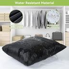 OTraki 2PCS Wet Bags 16x20 inch Medium Wet Dry Bag for Swimsuit and Towels Waterproof Beach Swimming Bag, Wet Dirty Clothes Gym Bags with Handle Drying Do Not Exceed 176℉ (Black & Grey)