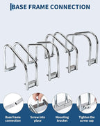 Freestanding Bike Floor Stand, Heavy Duty Bicycle Parking Rack for Garage Home Indoor Outdoor, Bike Storage Organizer Fits 22-28 Inch Wheels & 2.2 Inch Tire Width